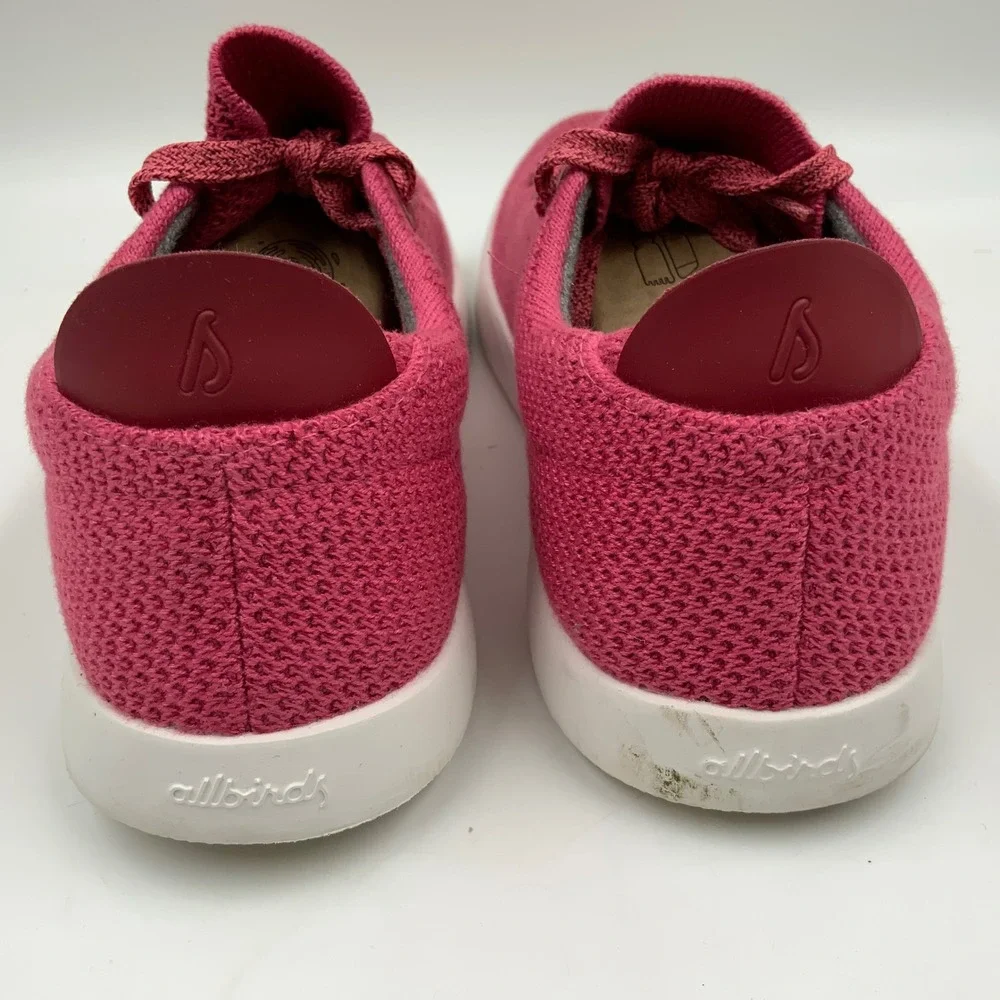 Allbirds Women's Pink‎ Knit Wool Lace Up Sneakers Shoes Size Unknown
